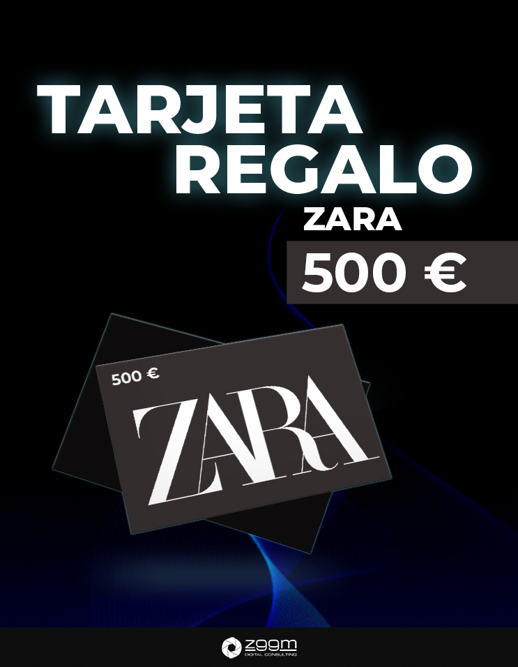 tarjeta regalo zara 500 €